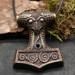Thor Hammer Schmuck Bronze Anhänger
