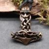 Thors Hammer Bronze Anhänger Schmuck