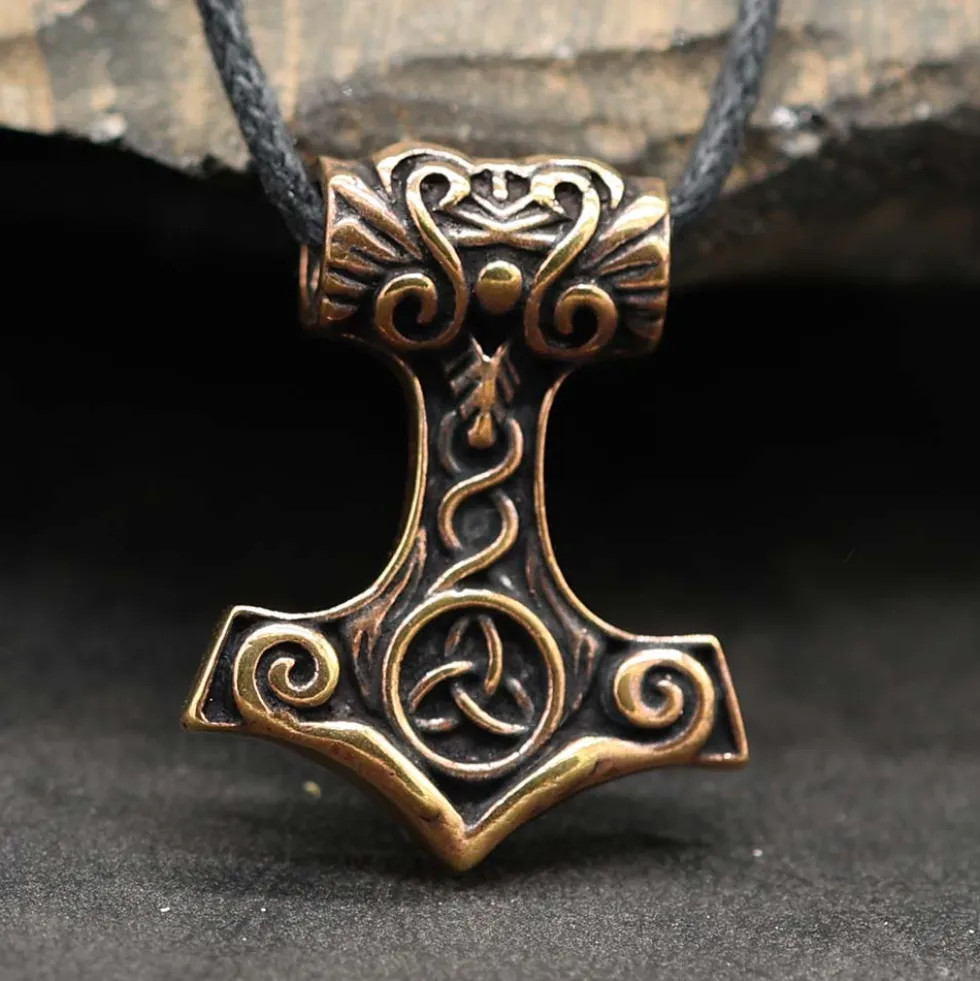 Thorshammer Bronze Schmuck Tri