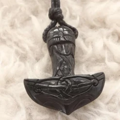 Thors Hammer Halskette Horn Schmuck Anhänger Kette