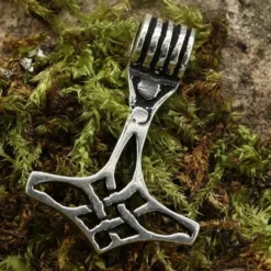 Thors Hammer klein Kettenanhänger Silberschmuck 925 Silber