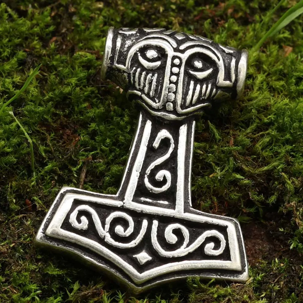 Thors Hammer Schmuck Anhänger aus Silber 925 Silber