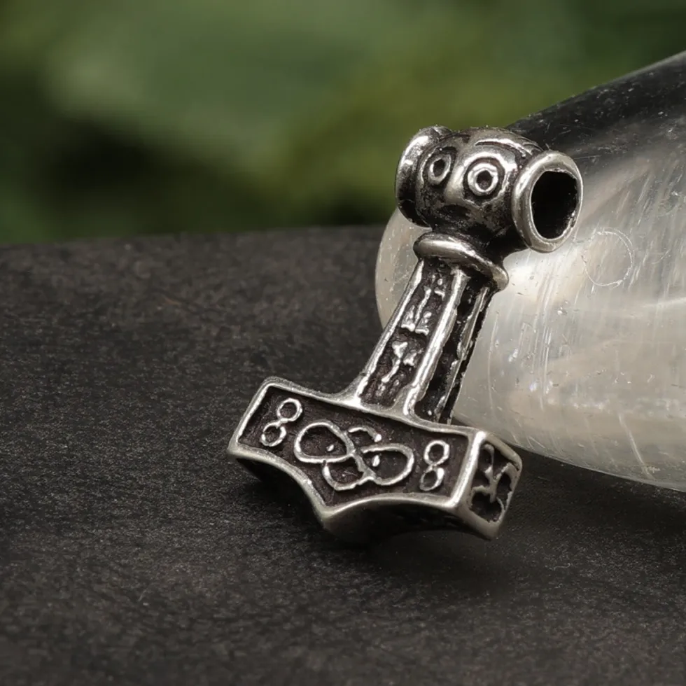 Thors Hammer Schmuck Kettenanhänger 925 Silber