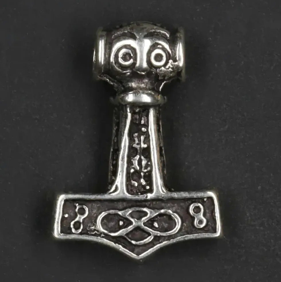Thors Hammer Schmuck Kettenanhänger 925 Silber