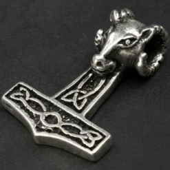 Thors Hammer Schmuck Kettenanhänger 925 Silber