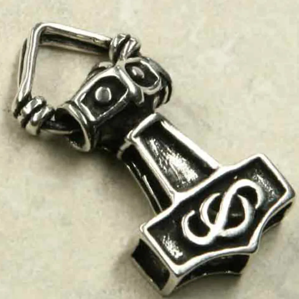 Thorshammer Silber Schmuck Kettenanhänger 925 Silber