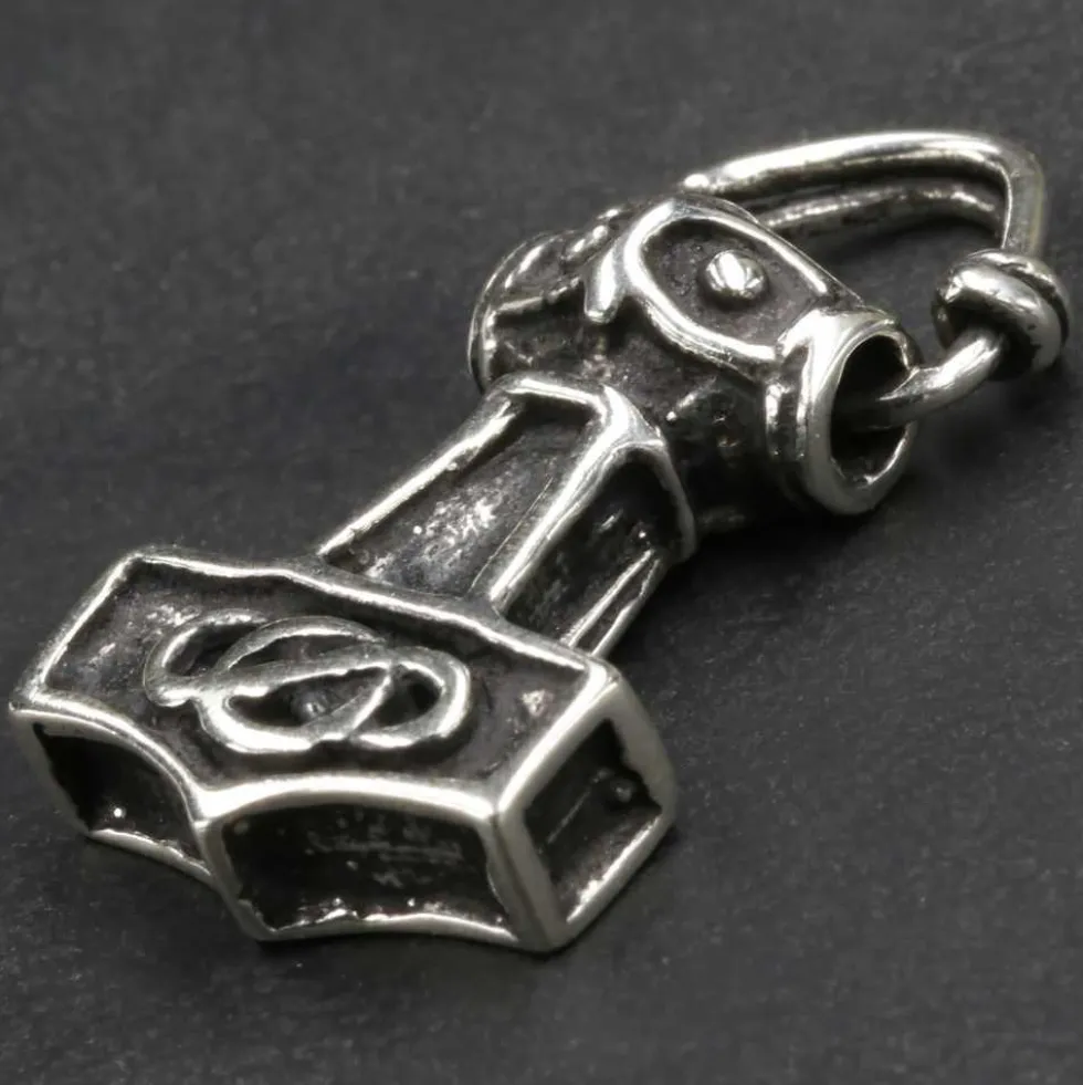 Thorshammer Silber Schmuck Kettenanhänger 925 Silber
