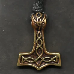 Thors Hammer Wikinger Schmuck Bronze Anhänger