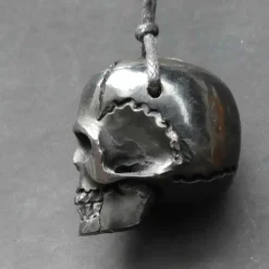 Totenkopf Horn Schmuck Anhänger