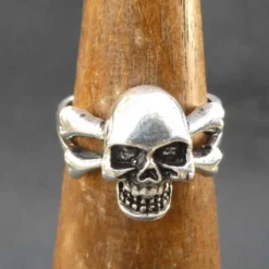 Totenkopf Ring Schmuck 925 Silber Crossbones Silbering