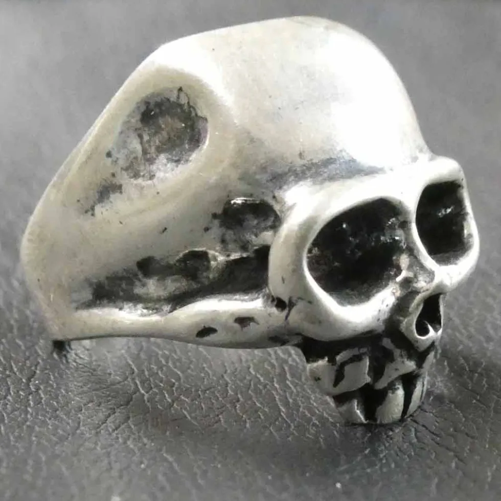 Totenkopf Ring Schmuck 925 Silber Gothic Skull