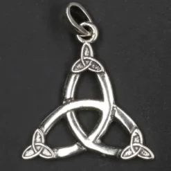 Tri keltischer Schmuck 925 Silber Anhänger