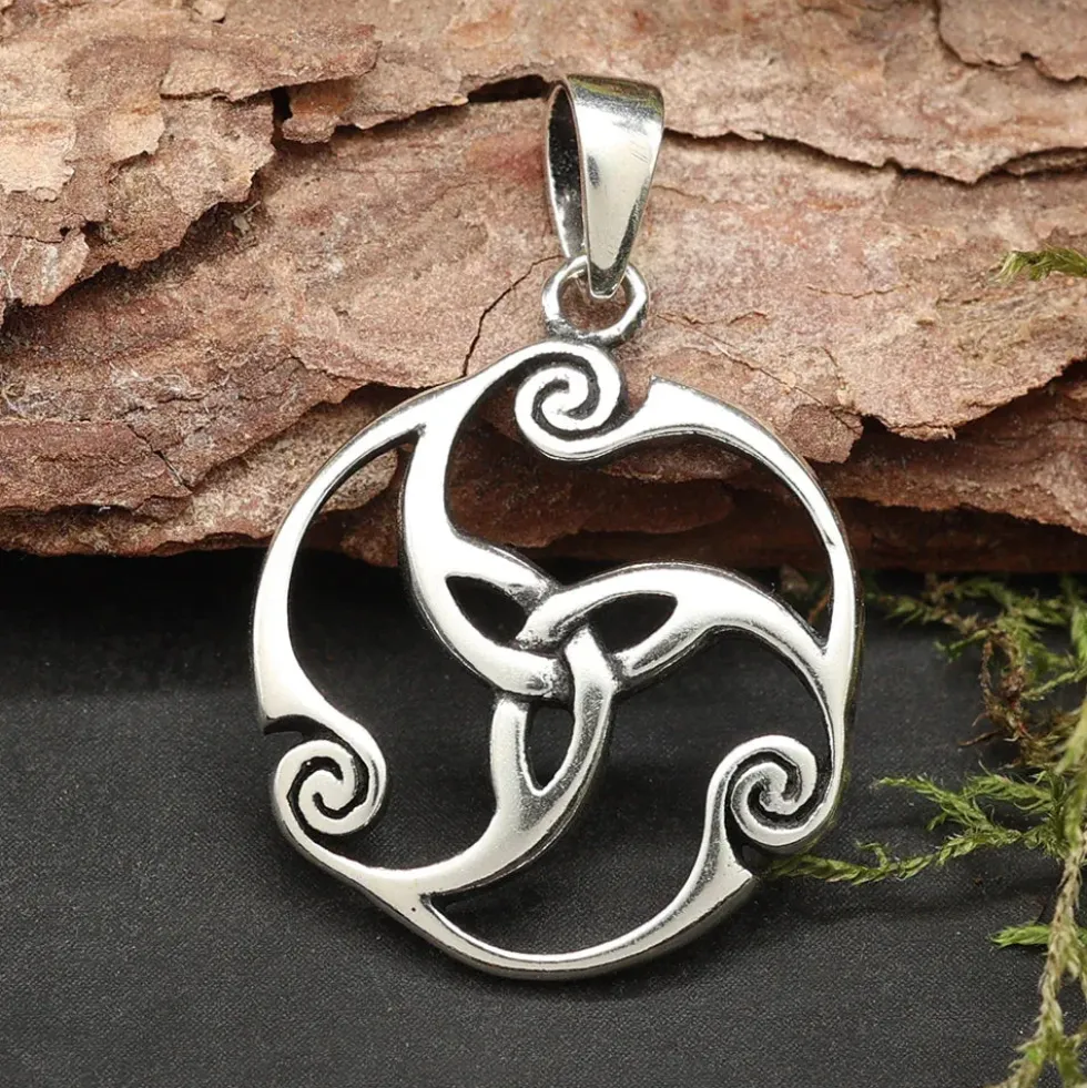Trinity keltischer Schmuck 925 Silber Anhänger Silberschmuck