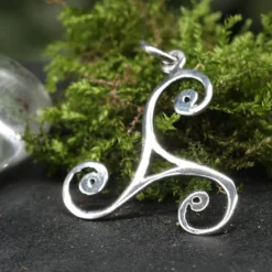 Triskelion Schmuck Anhänger 925 Silber Triskel
