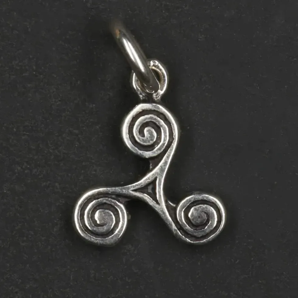 Triskelion Schmuck Triskel Silber Kettenanhänger 925 Silber