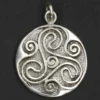 Triskelion Shild Schmuck Anhänger aus Silber Triskel Kettenanhänger 925 Silber