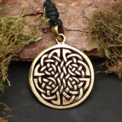 Vierjahreszeiten Anhänger keltisch Schmuck Bronze