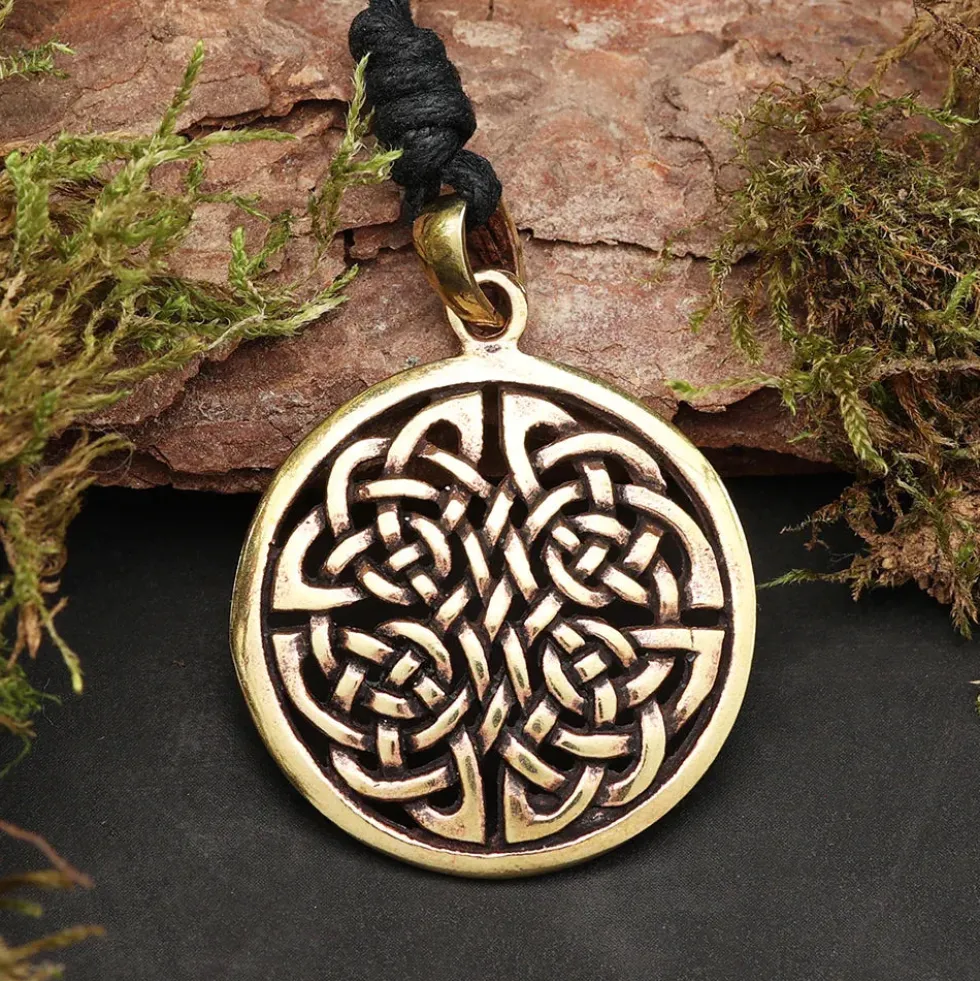 Vierjahreszeiten Anhänger keltisch Schmuck Bronze