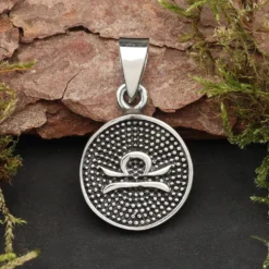 Waage Schmuck Astrologie Sternzeichen 925 Silber Anhänger Schmuck