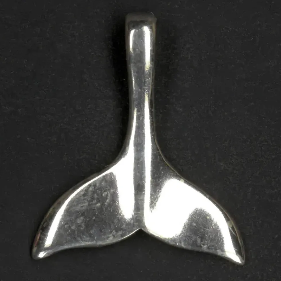 Walfluke Schmuck Anhänger 925 Silber Kettenanhänger