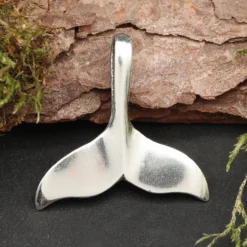 Walfluke Schmuck Anhänger 925 Silber Kettenanhänger