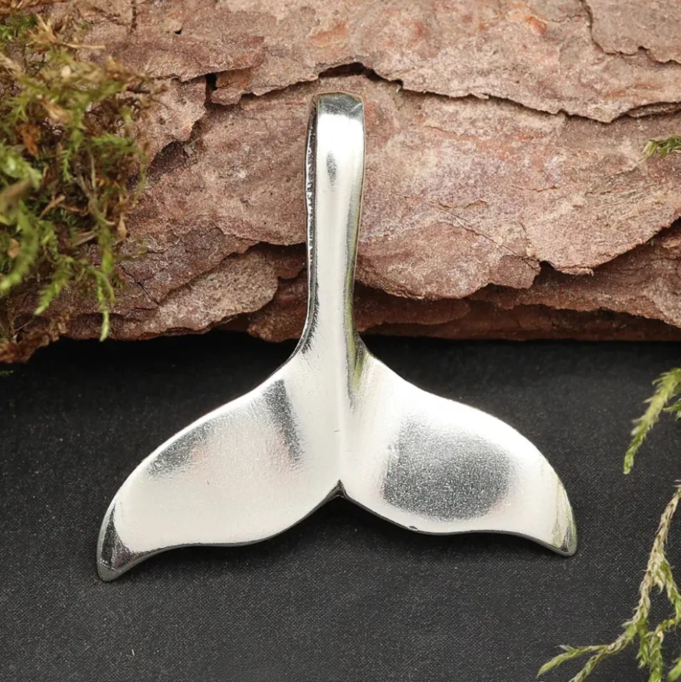Walfluke Schmuck Anhänger 925 Silber Kettenanhänger