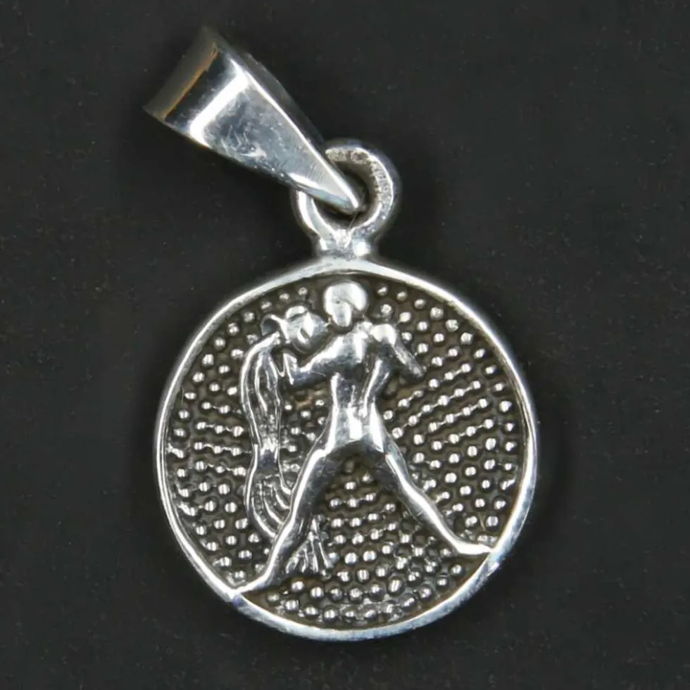 Wassermann Schmuck Astrologie Sternzeichen 925 Silber Anhänger Schmuck