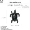 Wasserschildkröte Hornschmuck Anhänger Kette