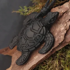 Wasserschildkröte Hornschmuck Anhänger Kette