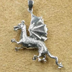 Welsh Drache Schmuck Anhänger 925 Silber