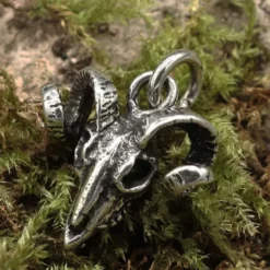 Widder Schmuck Anhänger aus 925 Silber Widderkopf