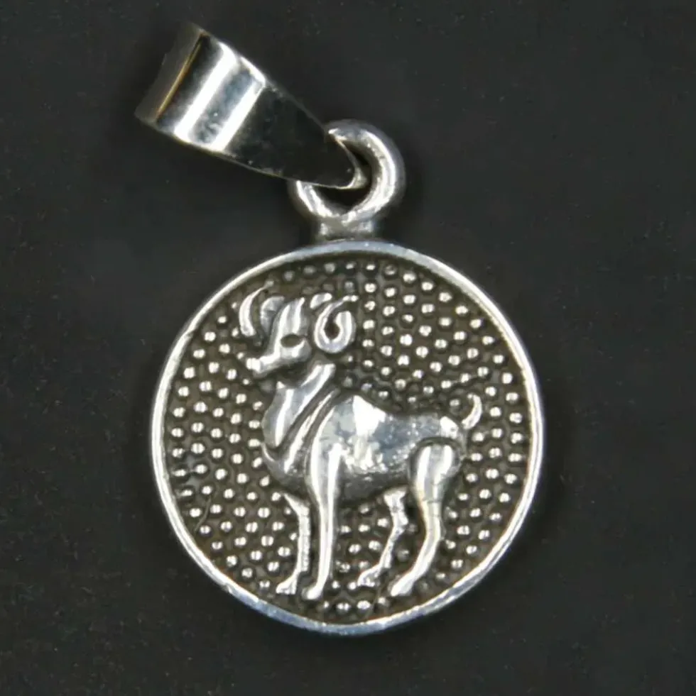 Widder Schmuck Astrologie Sternzeichen 925 Silber Anhänger Schmuck