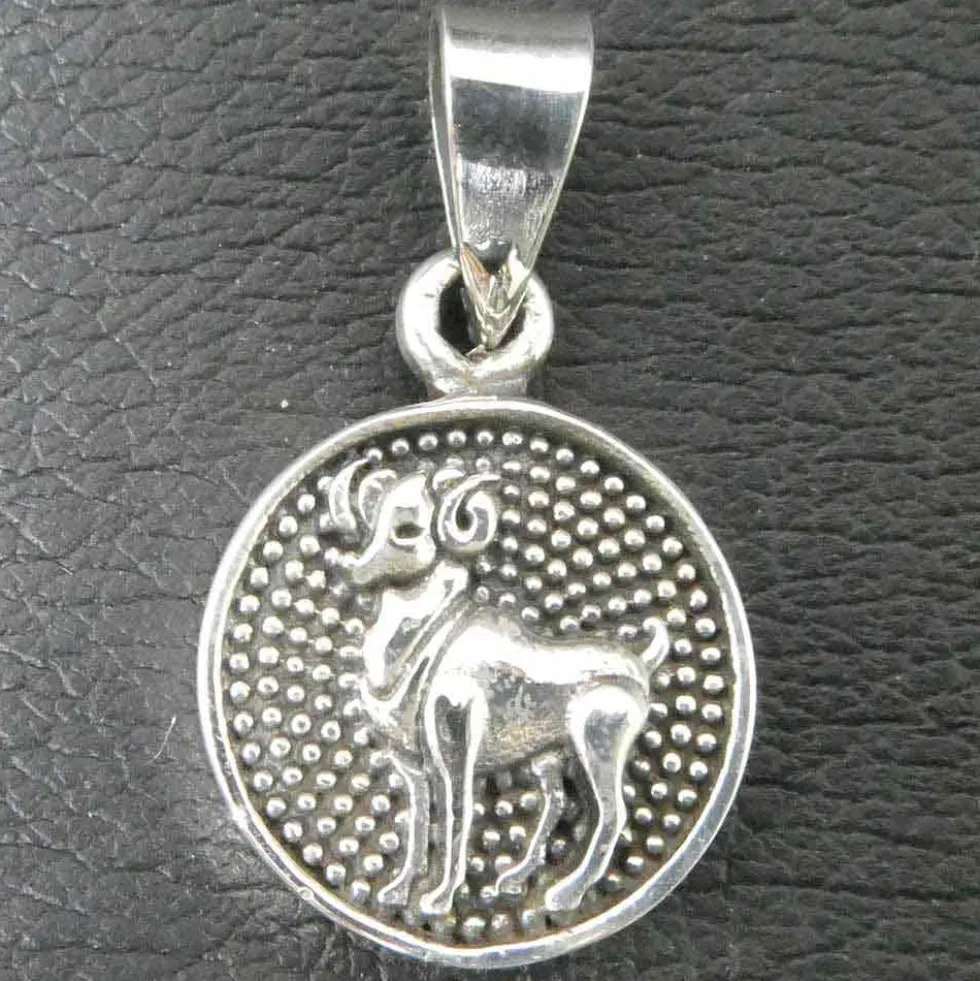 Widder Schmuck Astrologie Sternzeichen 925 Silber Anhänger Schmuck
