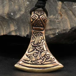Wikinger Axt Anhänger Schmuck Bronze Mammenaxt