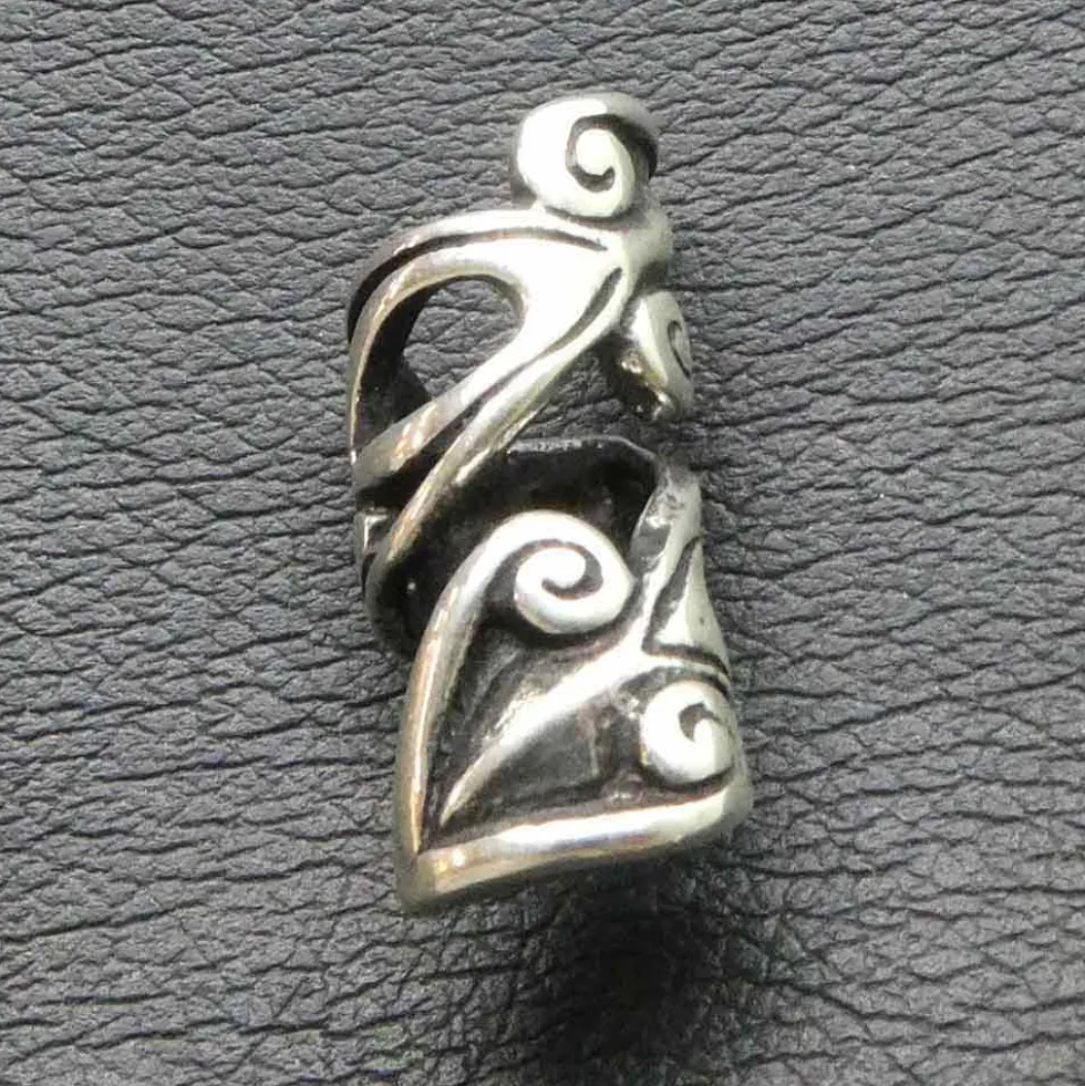 Wikinger Bartperle 925 Silber Bartschmuck