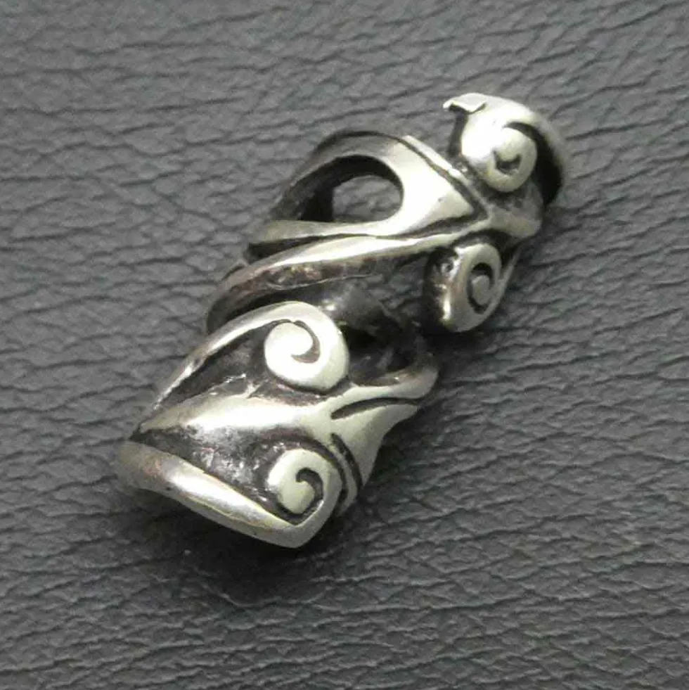 Wikinger Bartperle 925 Silber Bartschmuck