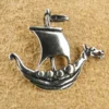 Wikingerboot Anhänger Schmuck Boot 925 Silberanhänger