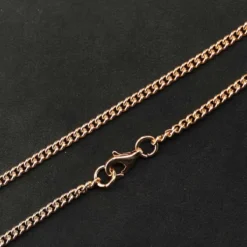 Wikingerkette Halskette Bronzefarben 3 mm hochwertige Kette