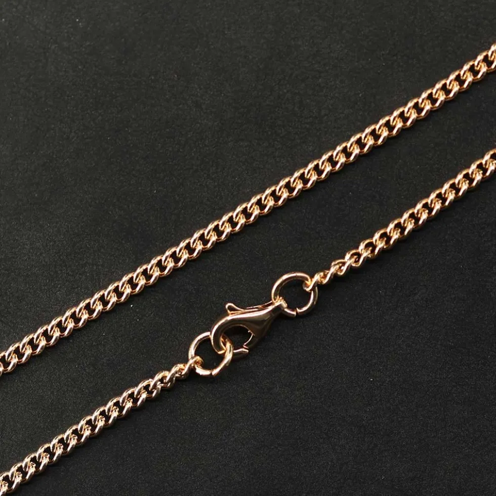 Wikingerkette Halskette Bronzefarben 3 mm hochwertige Kette