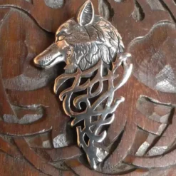 Wolf Keltisch Edelstahl Schmuck Anhänger