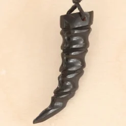 Zahn Hornschmuck Anhänger Kette Anhänger