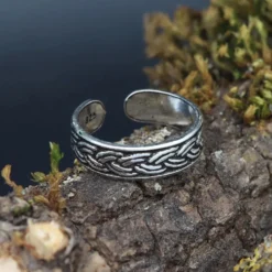 Zehenring Keltenknoten Schmuck Sommer 925 Silber Fußschmuck