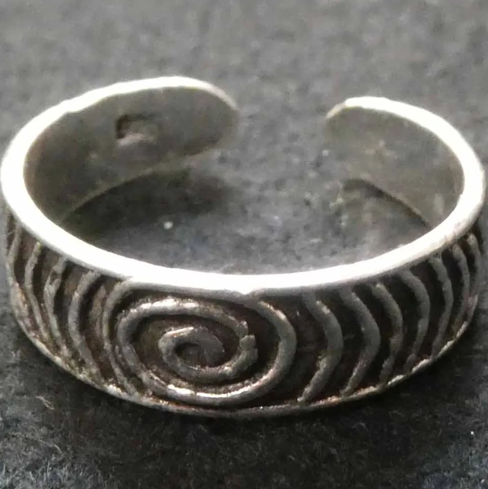 Zehenring Spirale Schmuck Sommer 925 Silber Fußschmuck