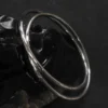 Zwei Schlichte Damen Armreif Ø 65mm geschlossener Reif 3mm Stärke 925 Silber